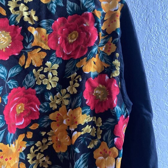 Gitano vtg size Medium floral button up blouse women’s Long sleeve - Picture 10 of 10